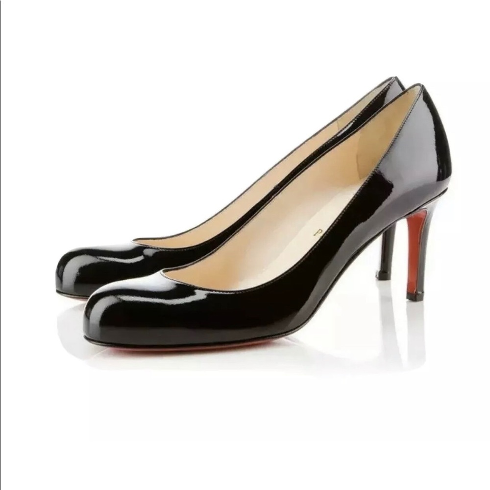 Christian Louboutin Black Patent Pumps 36.5/6.5